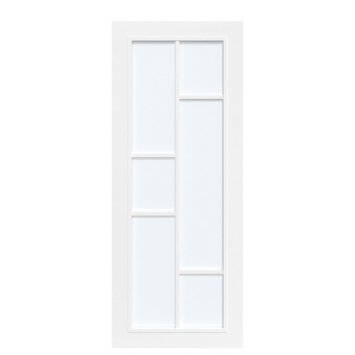 Arne & Bodil binnendeur ABD506 satijnglas - wit afgelakt - glaslat wit