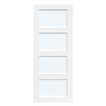 Arne & Bodil binnendeur ABD25 satijnglas - wit afgelakt