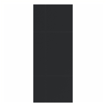 Arne & Bodil binnendeur ABD551 diep zwart afgelakt