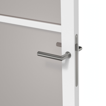 Arne & Bodil binnendeur ABE100 brons glas - wit afgelakt