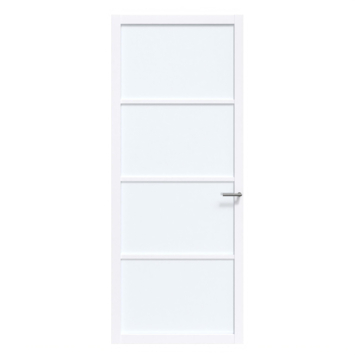 Arne & Bodil binnendeur ABE100 satijnglas - extra wit afgelakt