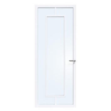 Arne & Bodil binnendeur ABE108 blank glas - extra wit afgelakt