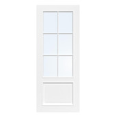 Arne & Bodil binnendeur ABT113 blank glas - wit afgelakt