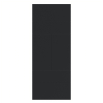 Arne & Bodil binnendeur ABD557 diep zwart afgelakt