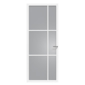 Arne & Bodil binnendeur ABE106 rook glas - metallic brons staallook afwerking