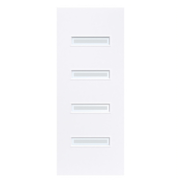 Arne & Bodil binnendeur ABD16 mat glas met blanke rand - extra wit afgelakt