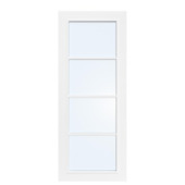 Arne & Bodil binnendeur ABD524 blank glas - wit afgelakt