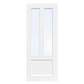 Arne & Bodil binnendeur ABT107 blank facetglas - wit afgelakt