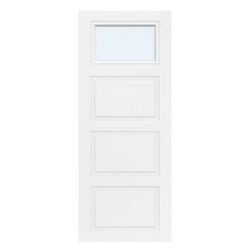 Arne & Bodil binnendeur ABT310 blank facetglas - wit afgelakt