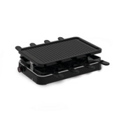 Inventum GR803B  Gourmetset 8 persoons - 1200 watt Zwart