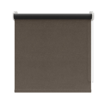 KARWEI rolgordijn draaikiepraam 28202 bruin structuur verduisterend op maat