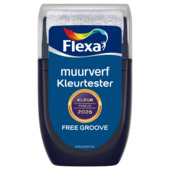 Flexa Creations 2026 muurverf kleurtester mat free groove 30ml