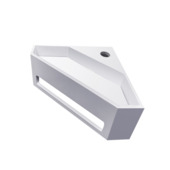 Marho Silara hoekfontein mat wit composiet