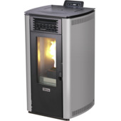 Pelletkachel Fiorina 90 S grijs