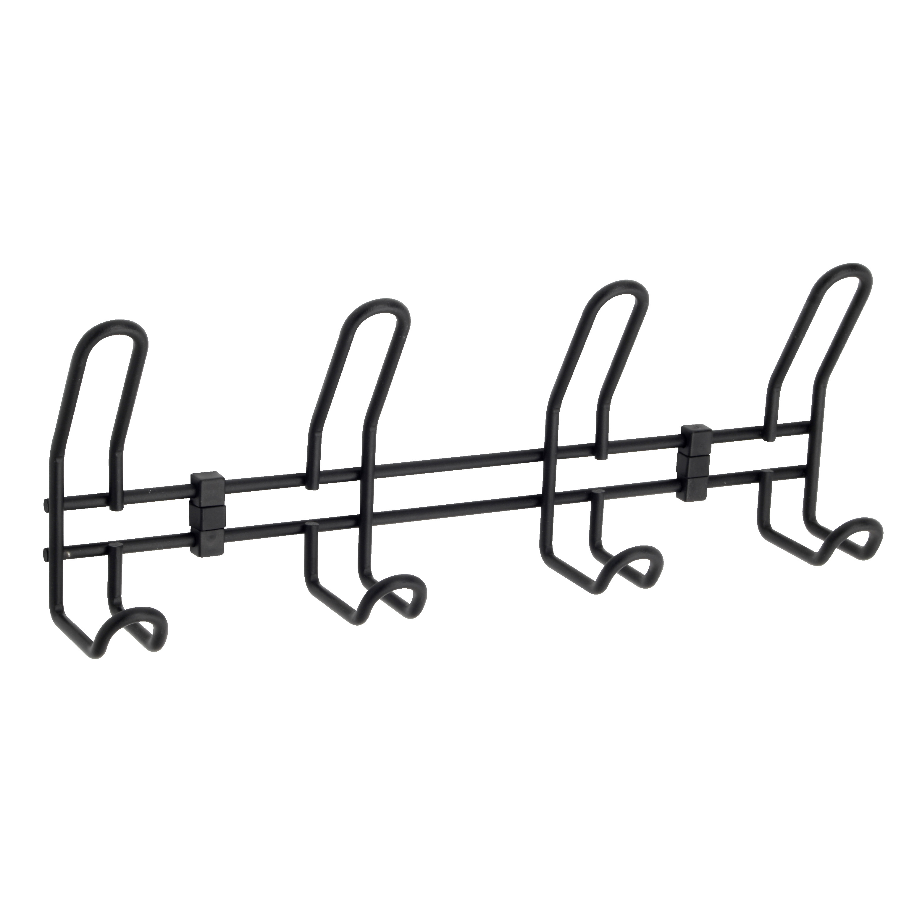 Novidade Kapstok William 4 Haaks Zwart novidade kopen in de aanbieding