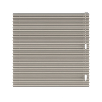 KARWEI enkel plisségordijn draaikiepraam 28600 bruin goud structuur transparant op maat