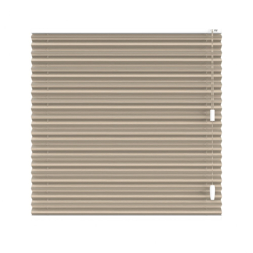 KARWEI enkel plisségordijn draaikiepraam 28601 zand goud structuur transparant op maat