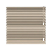 KARWEI enkel plisségordijn gewoon raam 28601 zand goud structuur transparant op maat