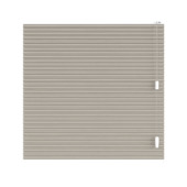 KARWEI dubbel plisségordijn gewoon raam 28656 lichtgrijs lichtdoorlatend op maat