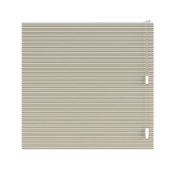 KARWEI dubbel plisségordijn gewoon raam 28631 licht taupe verduisterend op maat