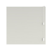 KARWEI dubbel plisségordijn draaikiepraam 28649 wit lichtdoorlatend op maat