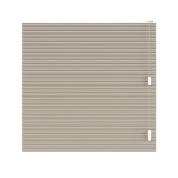 KARWEI dubbel plisségordijn draaikiepraam 28652 licht taupe lichtdoorlatend op maat