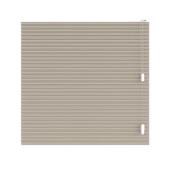 KARWEI dubbel plisségordijn draaikiepraam 28652 licht taupe lichtdoorlatend op maat