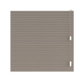 KARWEI dubbel plisségordijn draaikiepraam 28660 taupe lichtdoorlatend op maat