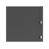 KARWEI dubbel plisségordijn gewoon raam 28662 zwart lichtdoorlatend op maat