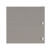 KARWEI dubbel plisségordijn draaikiepraam 28672 taupe linnenlook lichtdoorlatend op maat