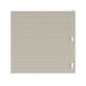 KARWEI dubbel plisségordijn gewoon raam 28650 off-white lichtdoorlatend op maat