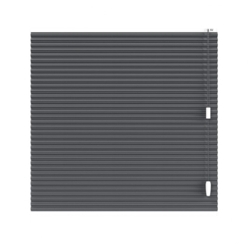 KARWEI dubbel plisségordijn draaikiepraam 28669 antraciet lichtdoorlatend op maat