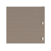 KARWEI dubbel plisségordijn draaikiepraam 28638 taupe verduisterend op maat