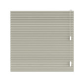 KARWEI dubbel plisségordijn draaikiepraam 28654 licht beige lichtdoorlatend op maat