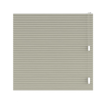 KARWEI dubbel plisségordijn gewoon raam 28655 licht beige lichtdoorlatend op maat