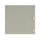 KARWEI dubbel plisségordijn draaikiepraam 28655 licht beige lichtdoorlatend op maat