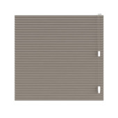 KARWEI dubbel plisségordijn gewoon raam 28659 taupe lichtdoorlatend op maat