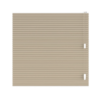 KARWEI dubbel plisségordijn draaikiepraam 28640 zand verduisterend op maat