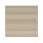 KARWEI dubbel plisségordijn draaikiepraam 28640 zand verduisterend op maat