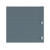 KARWEI dubbel plisségordijn gewoon raam 28647 vergrijsd blauw verduisterend op maat