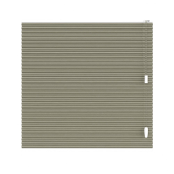 KARWEI dubbel plisségordijn gewoon raam 28648 vergrijsd groen verduisterend op maat