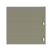 KARWEI dubbel plisségordijn gewoon raam 28648 vergrijsd groen verduisterend op maat