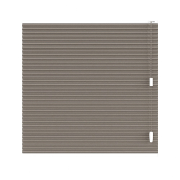 KARWEI dubbel plisségordijn draaikiepraam 28673 bruin structuur lichtdoorlatend op maat