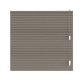 KARWEI dubbel plisségordijn gewoon raam 28673 bruin structuur lichtdoorlatend op maat