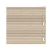 KARWEI dubbel plisségordijn draaikiepraam 28639 beige verduisterend op maat