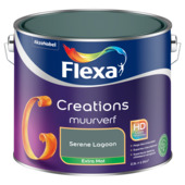 Flexa Creations muurverf serene lagoon extra mat 2.5 liter