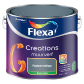 Flexa Creations muurverf faded indigo extra mat 2,5 liter
