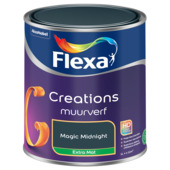 Flexa creations muurverf magic midnight extra mat 1 liter