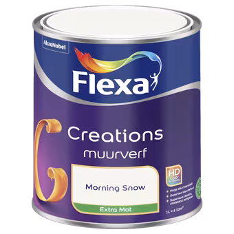 Flexa Creations muurverf extra mat morning snow 1 liter