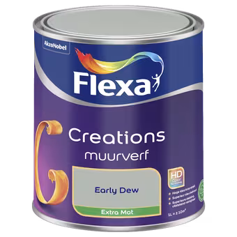 Flexa Creations muurverf extra mat early dew 1 liter
